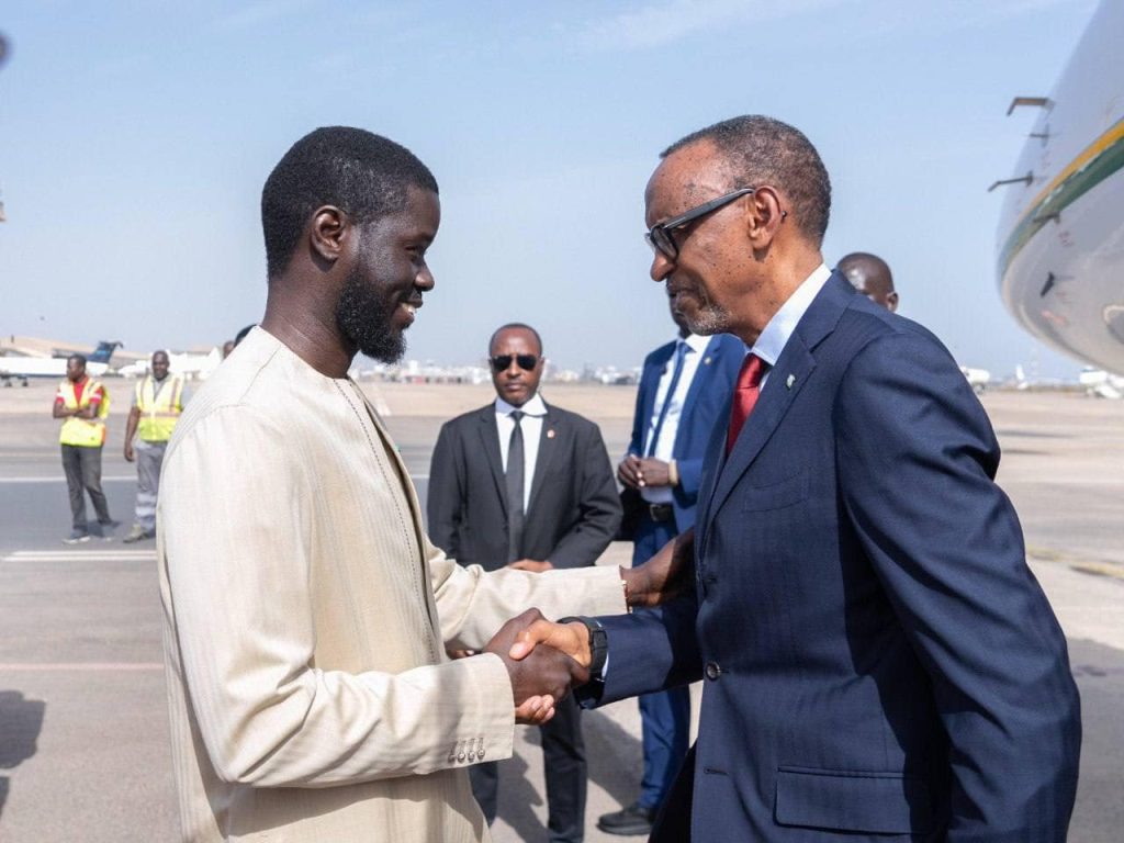 Visite du Président Rwandais  Paul KAGAME à Dakar