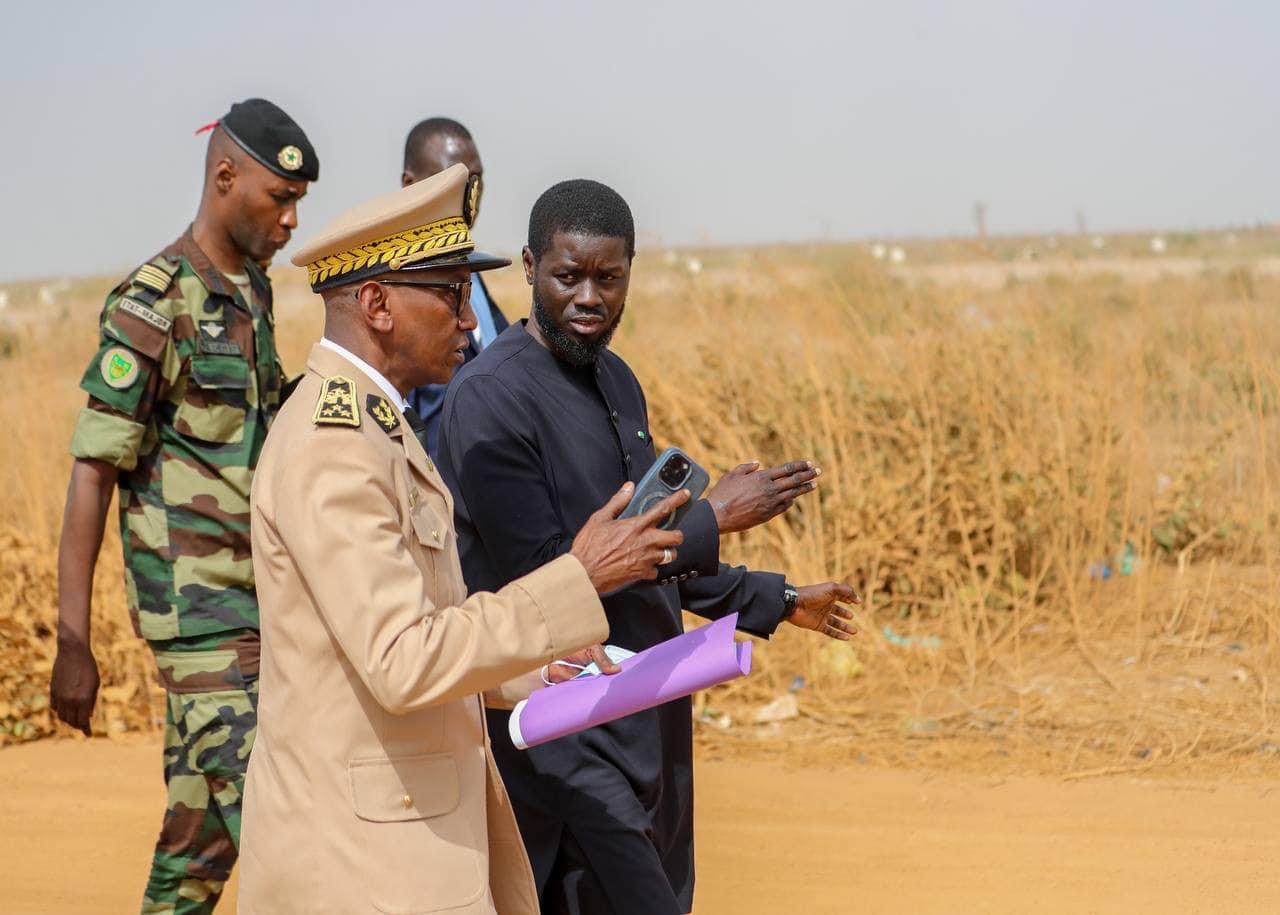 Visite du Président sur le site de M’bour 4