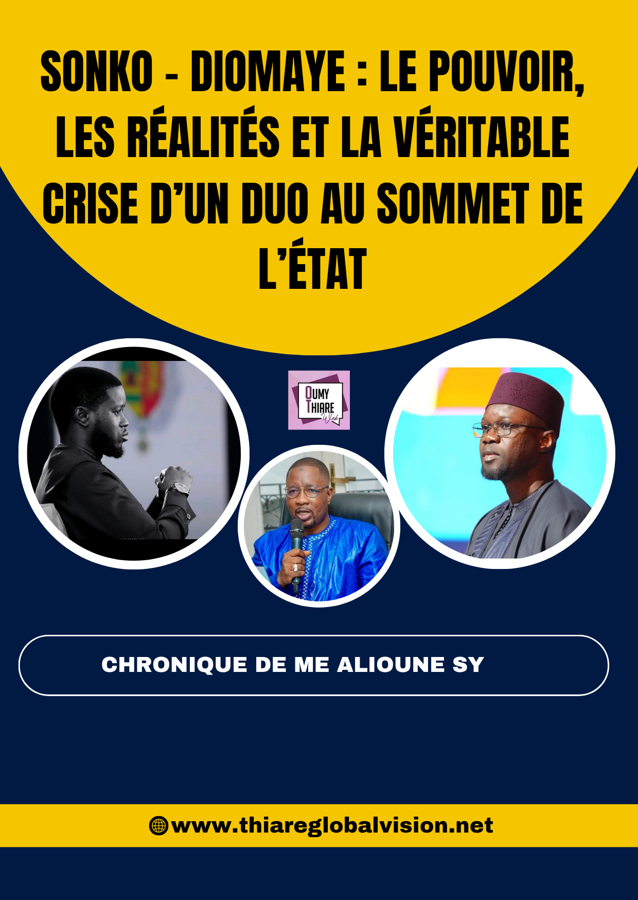 SONKO – DIOMAYE : LE POUVOIR, LES RÉALITÉS ET LA VÉRITABLE CRISE D’UN DUO AU SOMMET DE L’ÉTAT