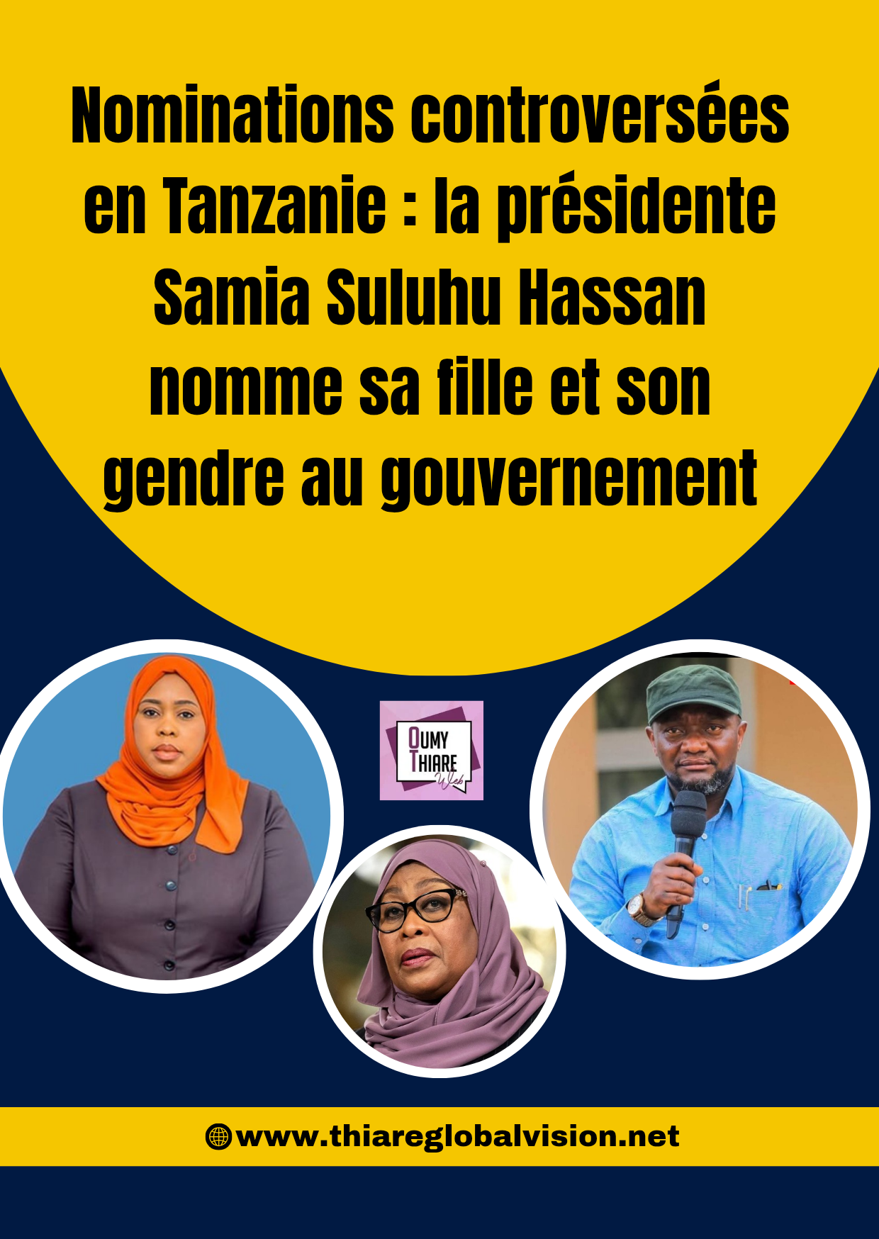 Nominations controversées en Tanzanie : la présidente Samia Suluhu Hassan nomme sa fille et son gendre au gouvernement