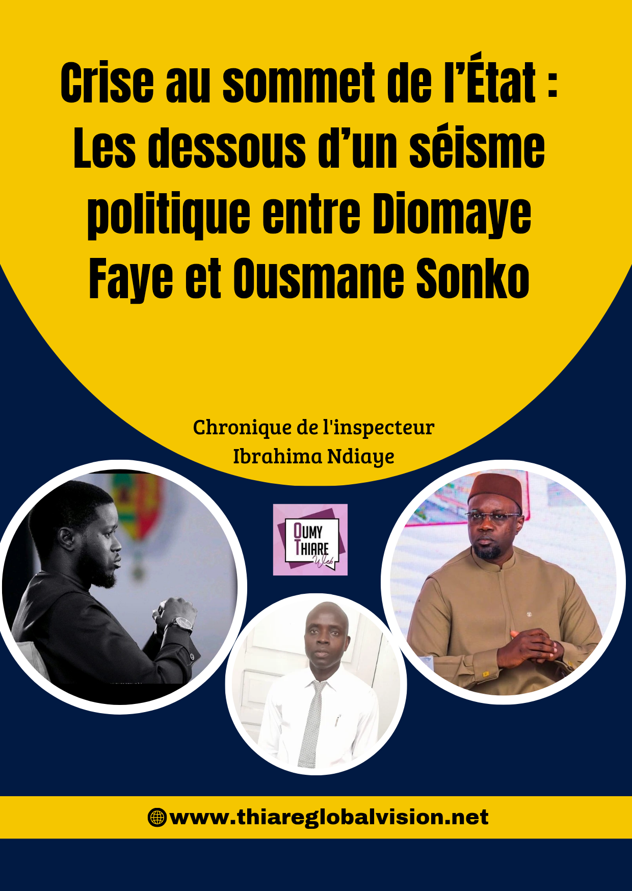Crise au sommet de l’État : Les dessous d’un séisme politique entre Diomaye Faye et Ousmane Sonko