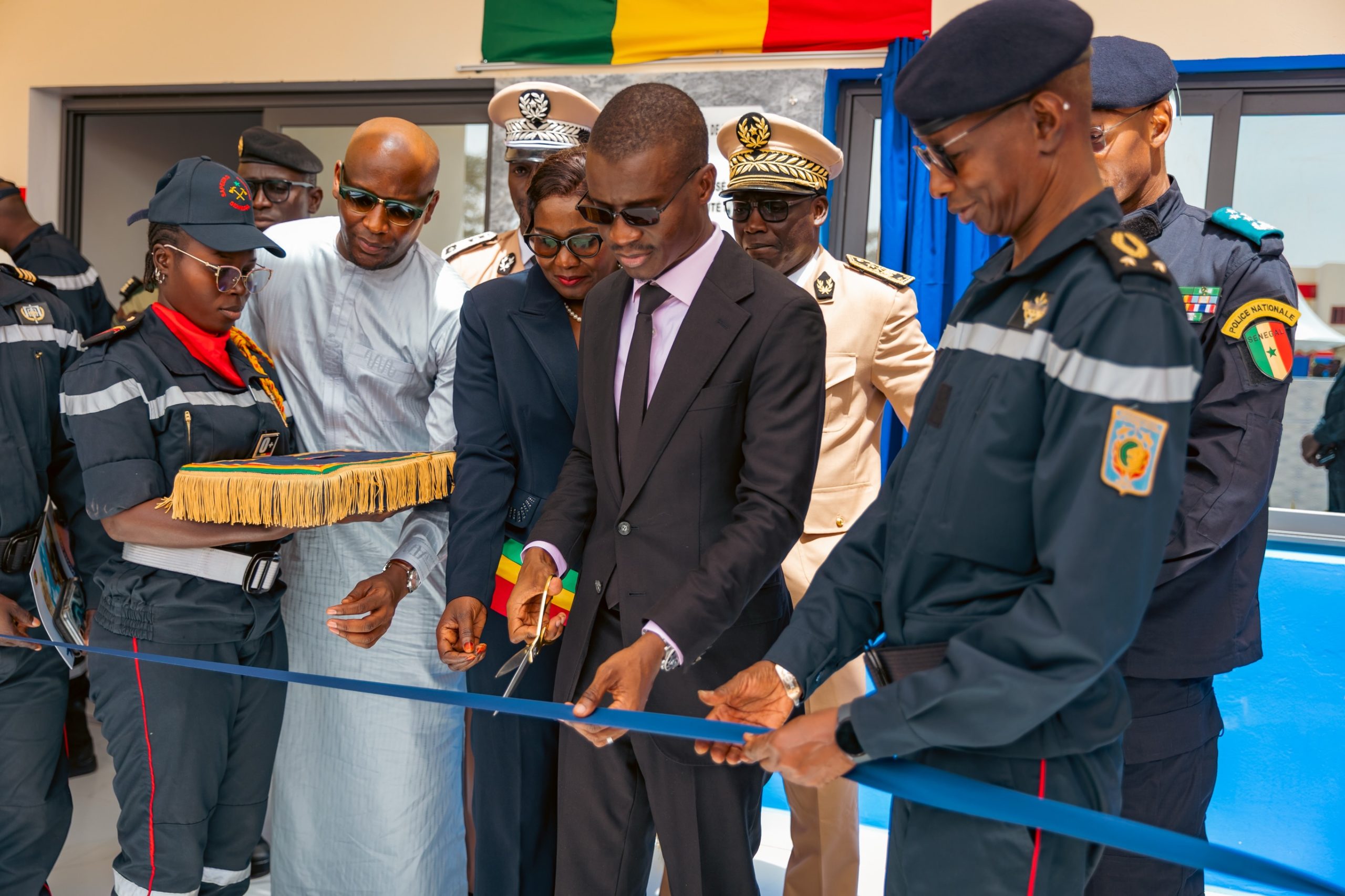 Sécurité civile : inauguration de la caserne des sapeurs-pompiers de Ndiaganiao