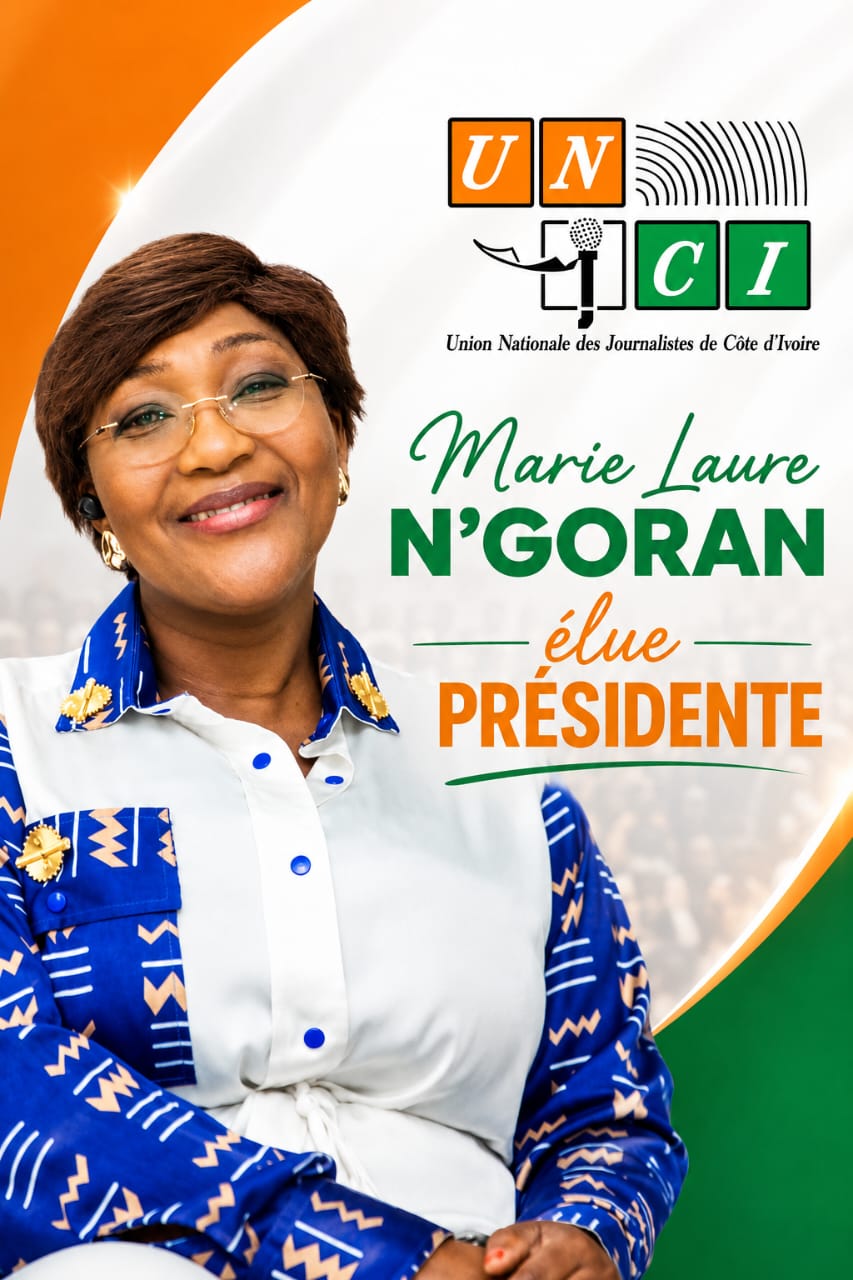 12ᵉ Congrès ordinaire électif de l’UNJCI : Marie-Laure Ngoran élue présidente de l’Union des journalistes de Côte d’Ivoire