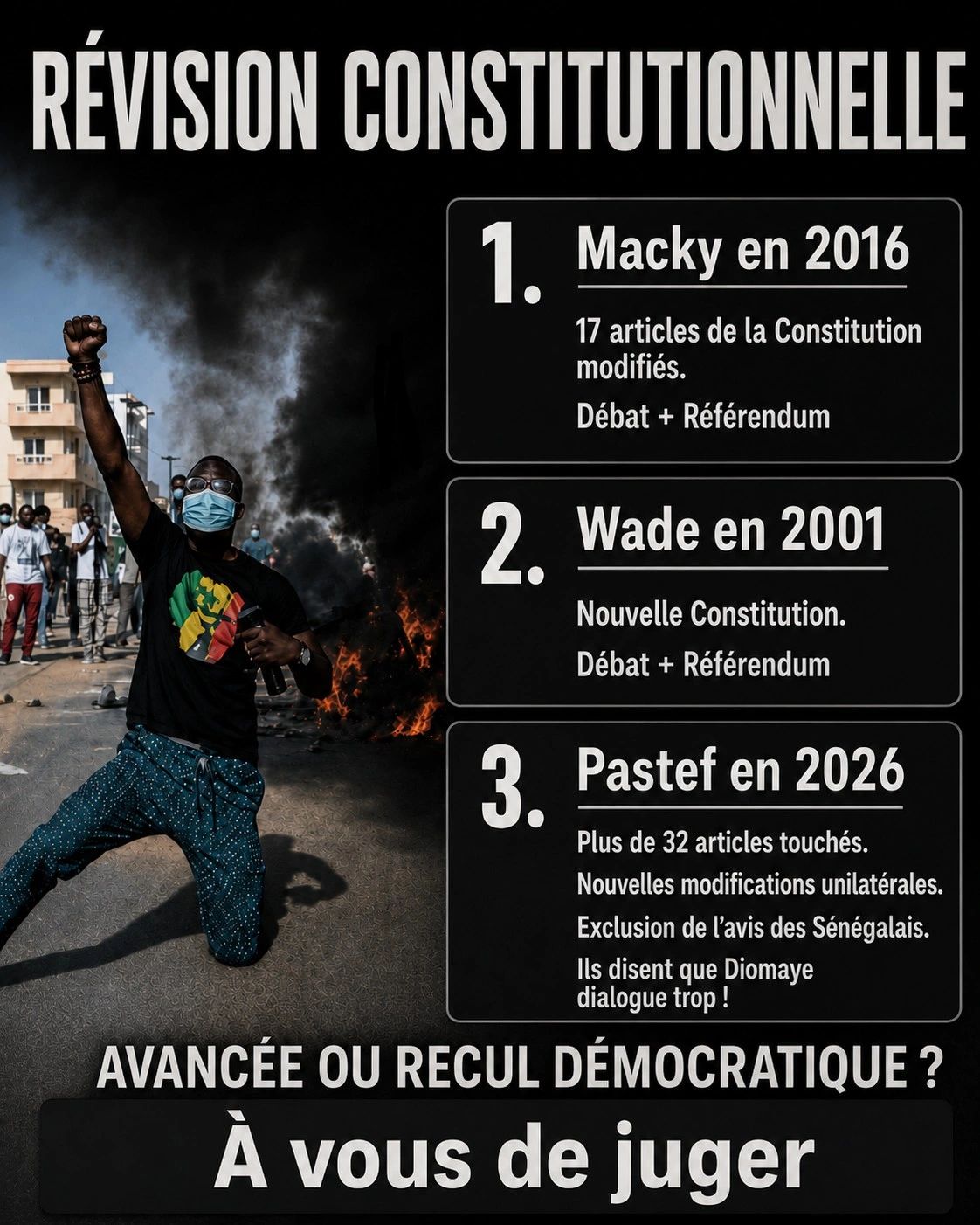 Protégeons la République ! La Constitution n’appartient pas à une majorité, elle appartient au peuple.