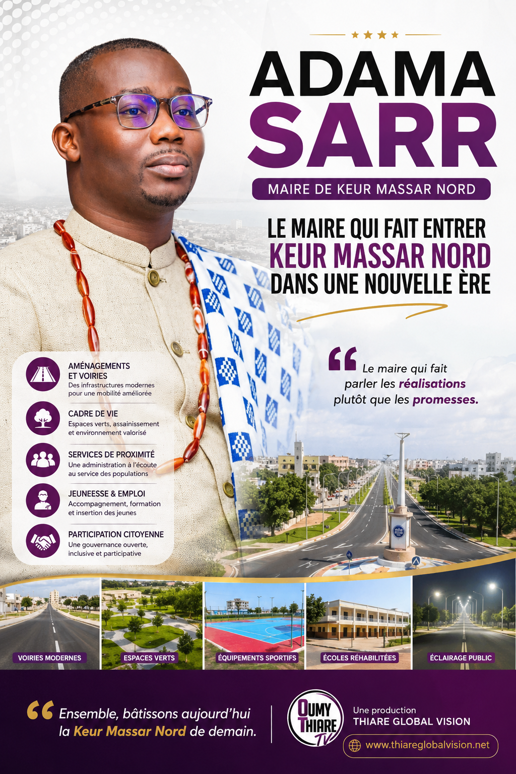Keur Massar Nord : Adama Sarr, le pari d’une gouvernance fondée sur les résultats