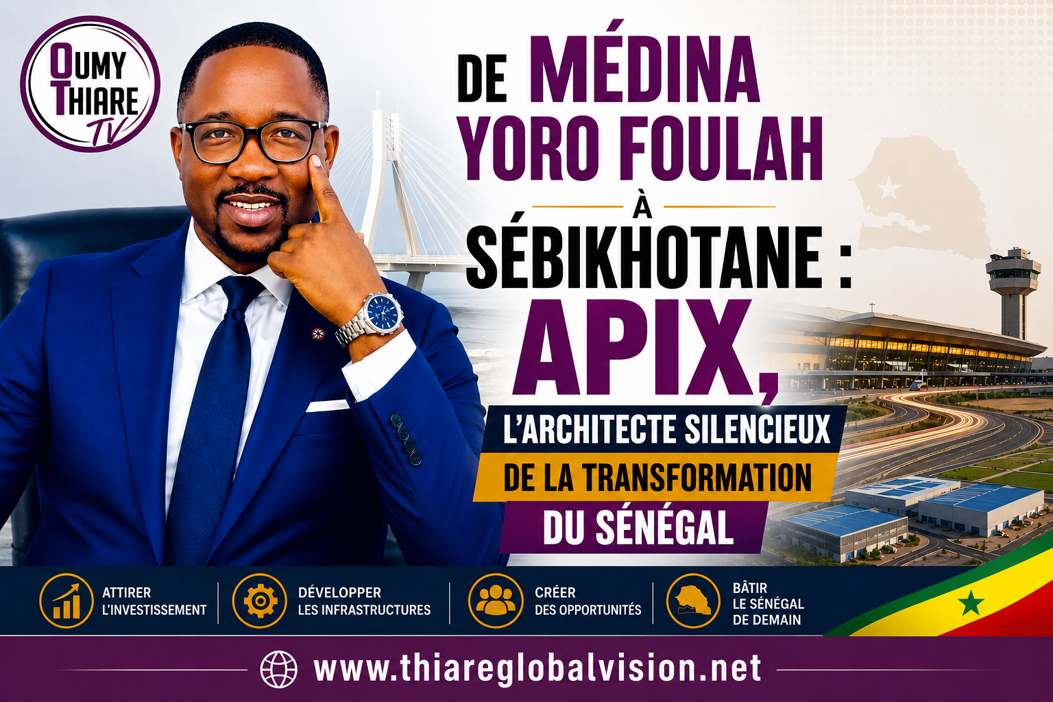 DE MÉDINA YORO FOULAH À SÉBIKHOTANE : APIX, L’ARCHITECTE SILENCIEUX DE LA TRANSFORMATION DU SÉNÉGAL