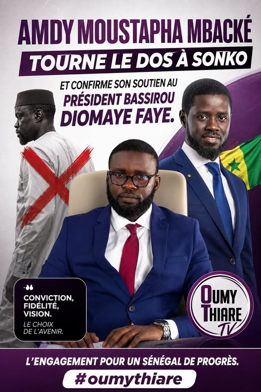 Pastef : Amdy Moustapha Mbacké quitte le camp de Sonko et affiche son soutien à Diomaye Faye