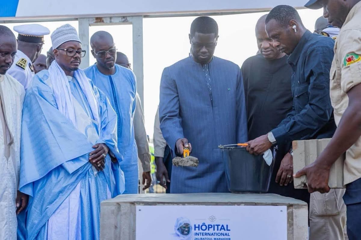 Touba : Diomaye Faye lance les travaux d’un hôpital international de 32 milliards FCFA
