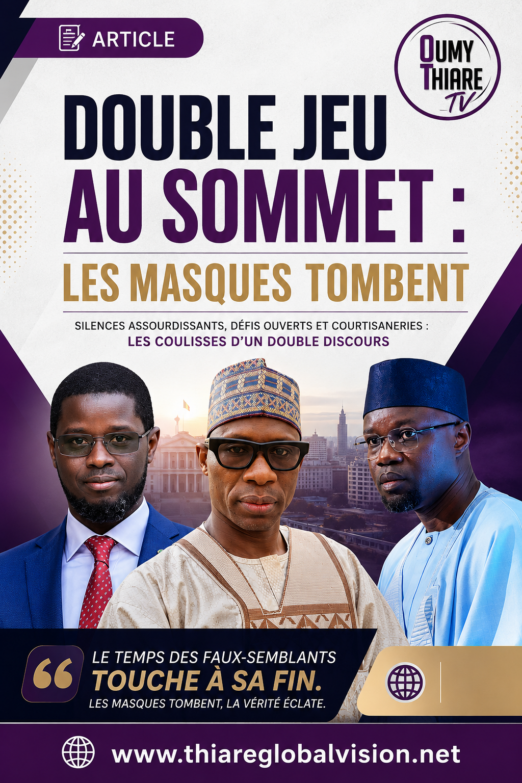 Double jeu au sommet : les masques tombent