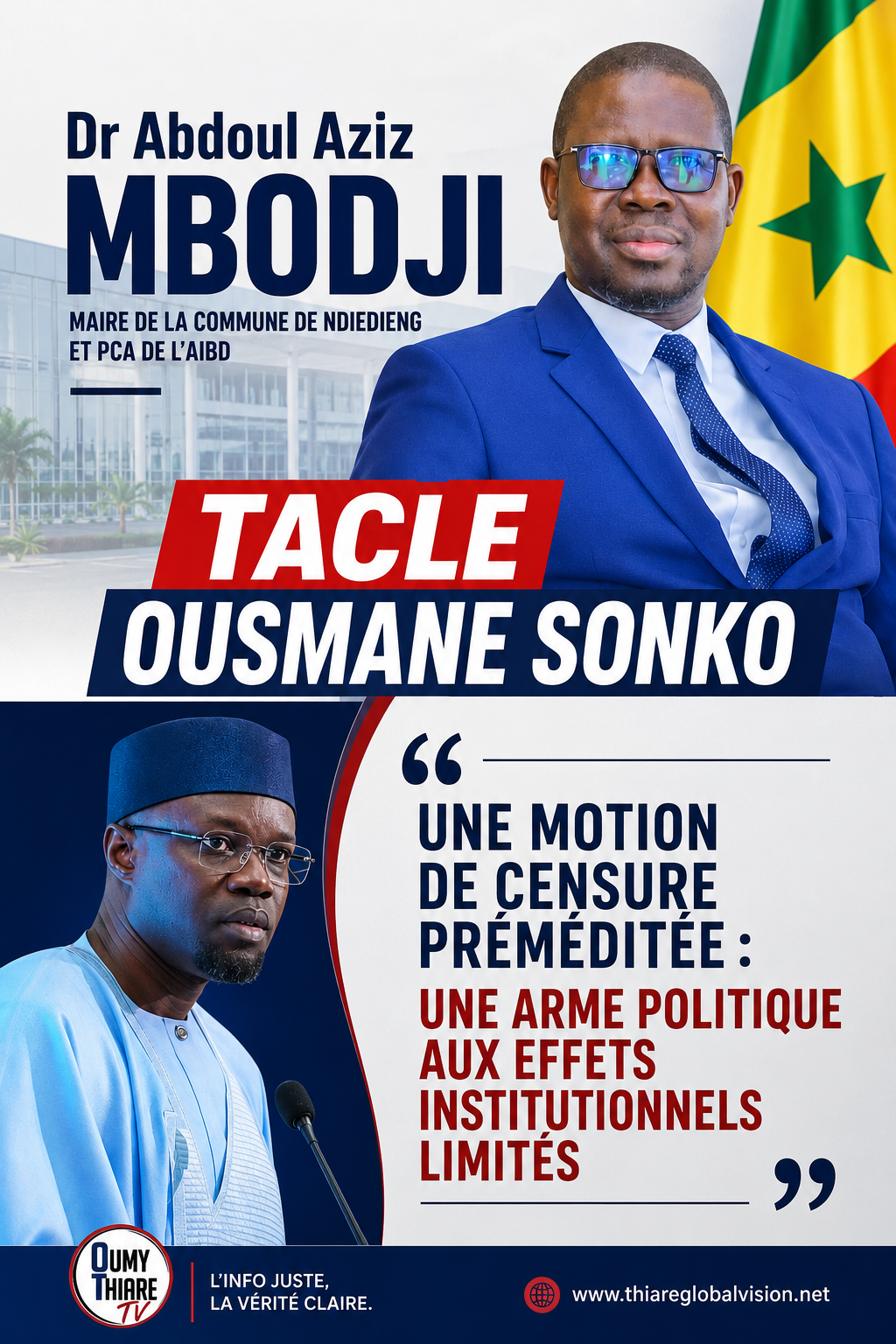 Dr Abdoul Aziz Mbodji tacle Ousmane Sonko