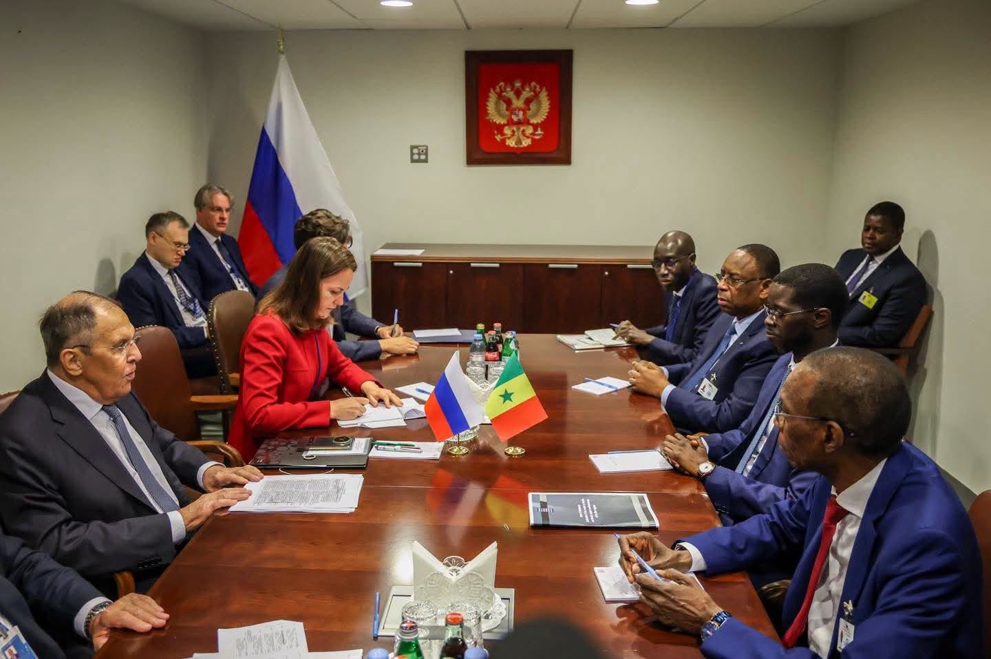 ONU : Diomaye Faye échange avec Sergueï Lavrov à New York