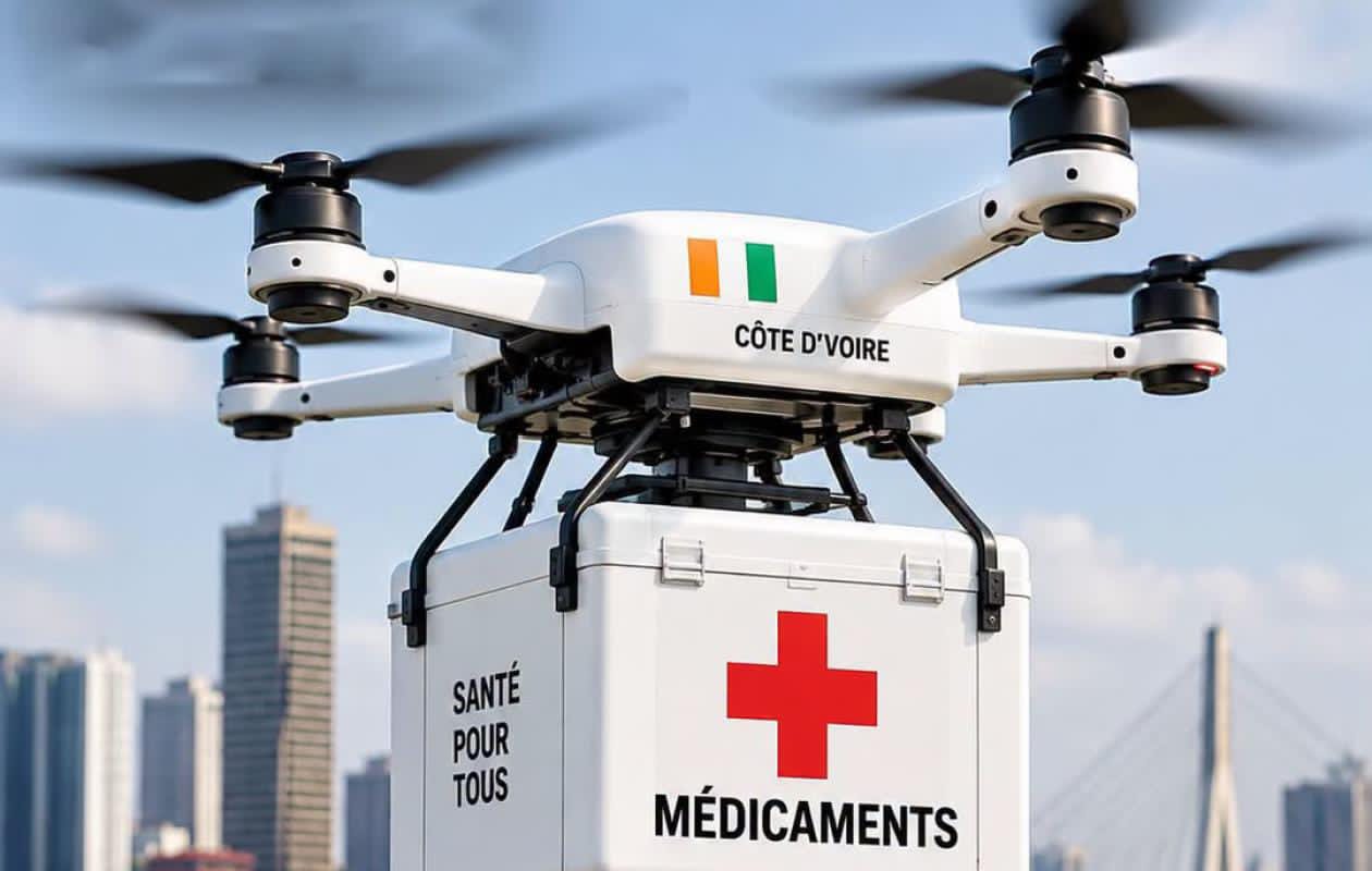 Côte d’Ivoire : des drones pour livrer des médicaments dans les zones isolées