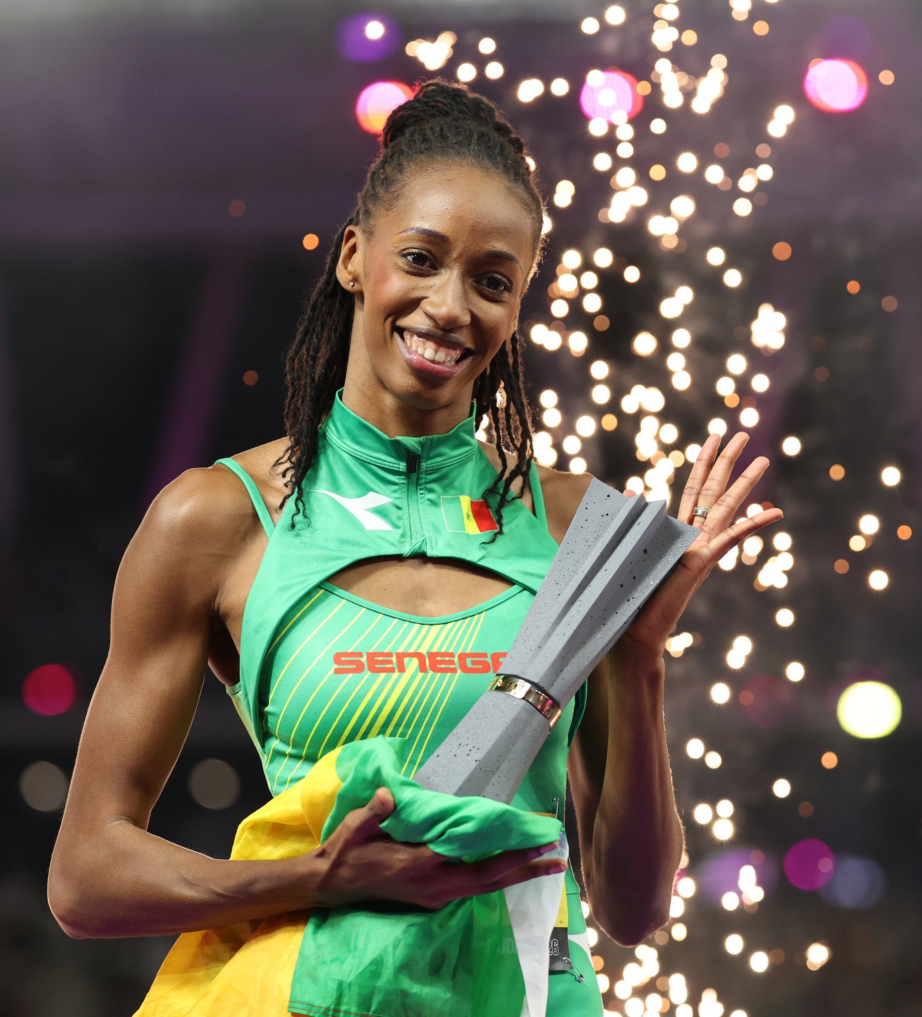 Athlétisme : Saly Sarr s’impose à Budapest avec un bond de 15,06 m