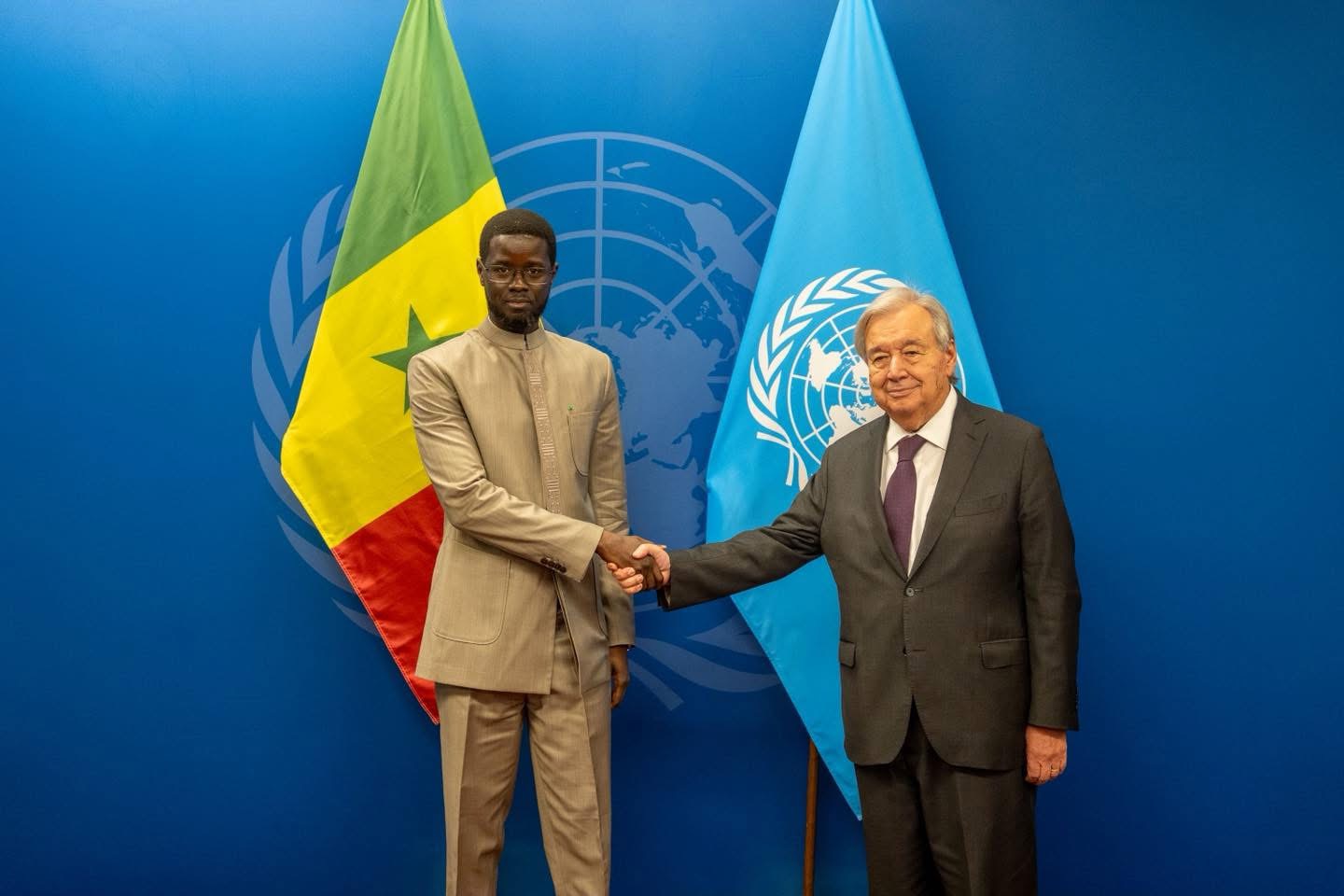 ONU : Diomaye Faye et António Guterres parlent paix et réformes