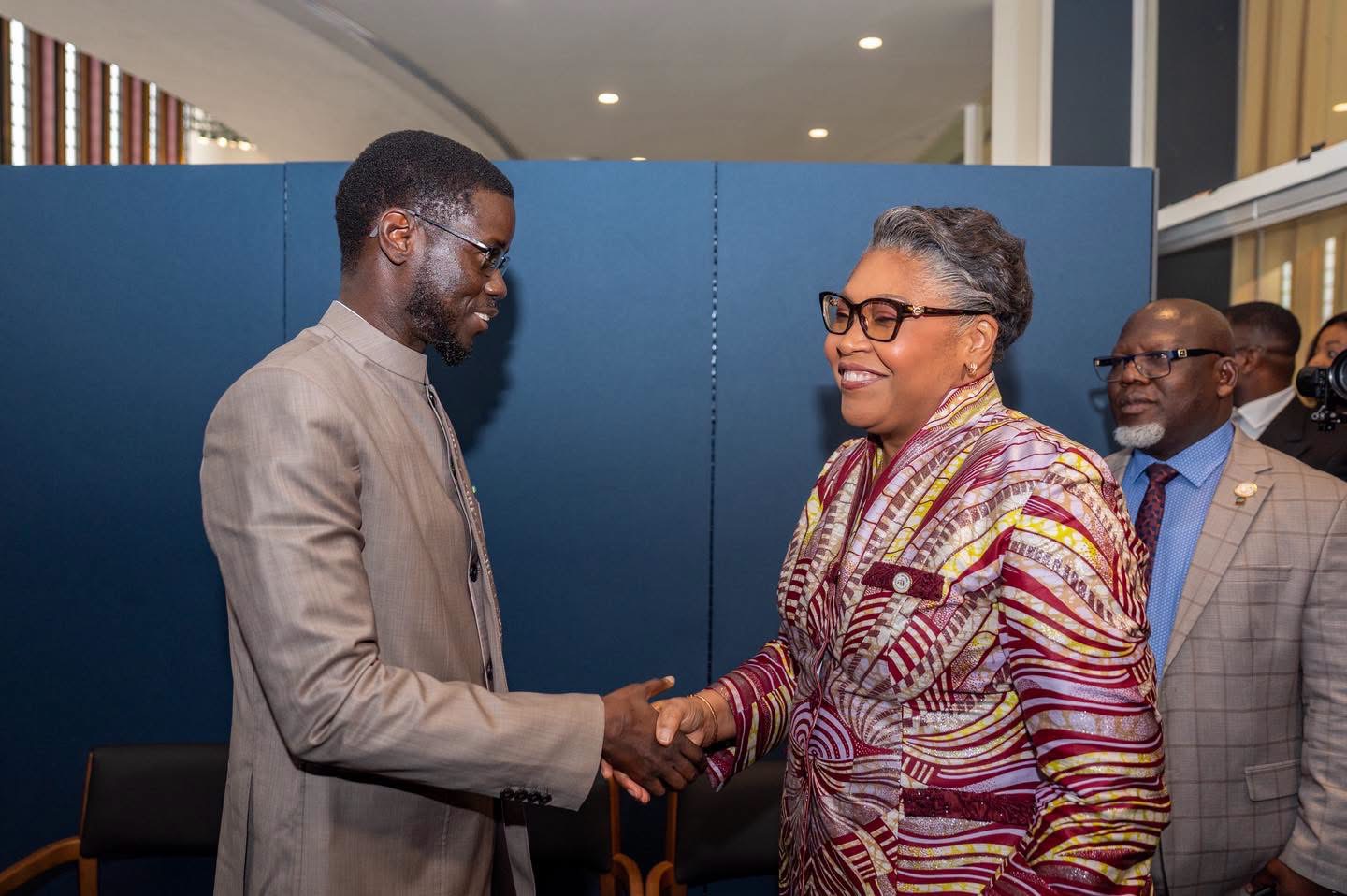 ONU : Diomaye Faye échange avec la Première ministre de la RDC