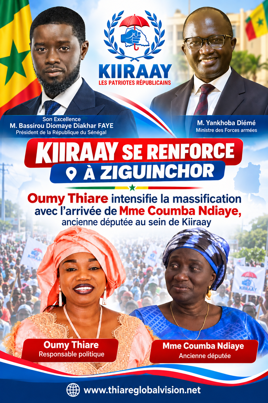 Kiiraay se renforce à Ziguinchor : Oumy Thiare intensifie la massification