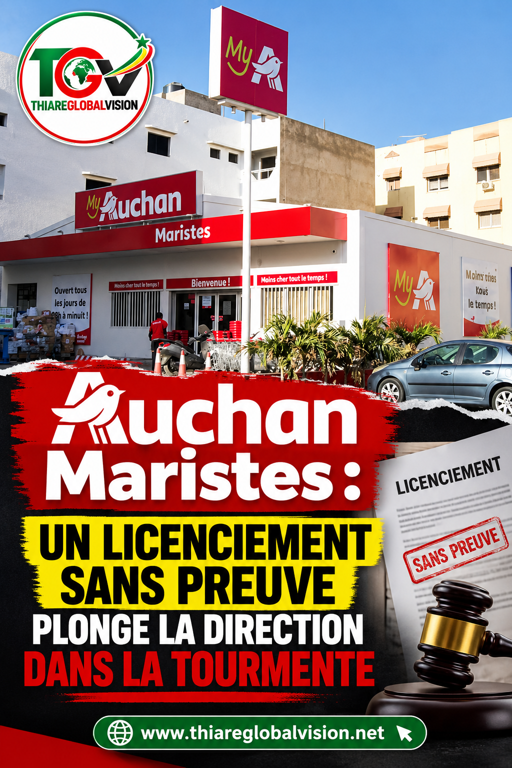 Auchan Maristes : un licenciement sans preuve plonge la direction dans la tourmente