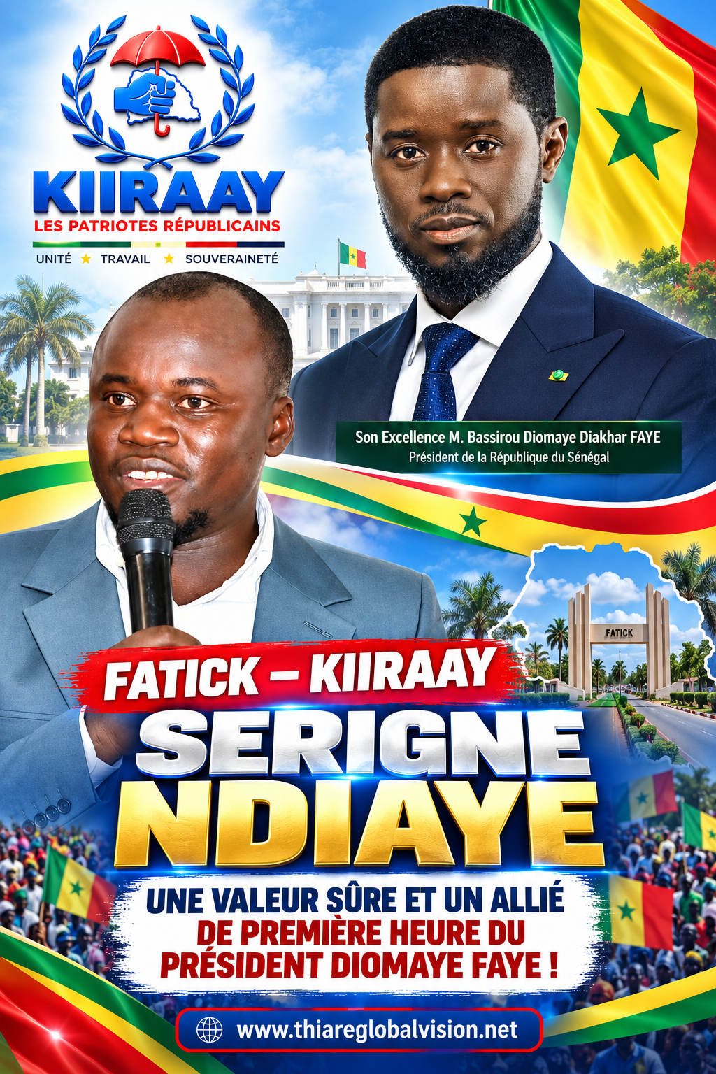FATICK – KIIRAAY : SERIGNE NDIAYE, UNE VALEUR SÛRE ET UN ALLIÉ DE PREMIÈRE HEURE DU PRÉSIDENT DIOMAYE FAYE !