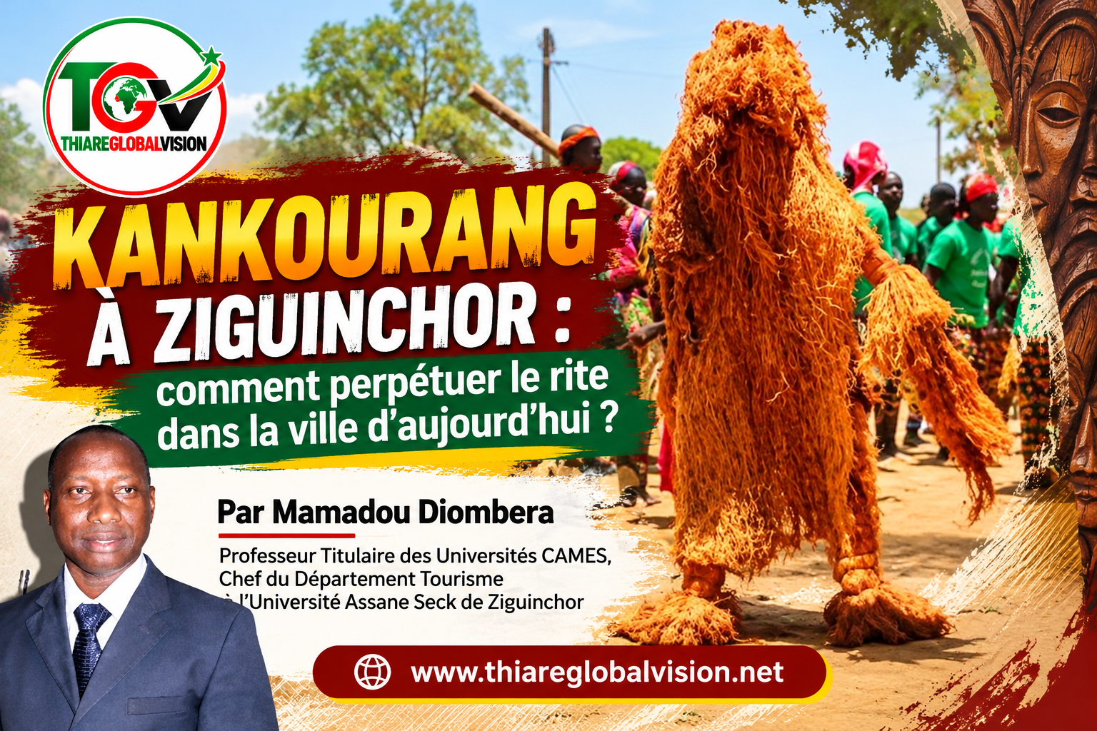 Kankourang à Ziguinchor : comment perpétuer le rite dans la ville d’aujourd’hui ?
