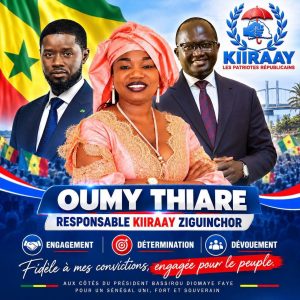 Oumy Thiare : KIIRAAY en ordre de mobilisation à Ziguinchor derrière Diomaye Faye