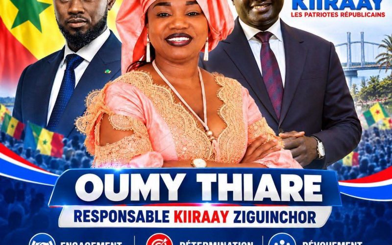 Oumy Thiare : KIIRAAY en ordre de mobilisation à Ziguinchor derrière Diomaye Faye