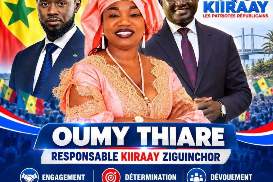 Oumy Thiare : KIIRAAY en ordre de mobilisation à Ziguinchor derrière Diomaye Faye