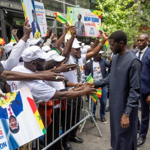 États-Unis : Bassirou Diomaye Faye accueilli par la diaspora sénégalaise