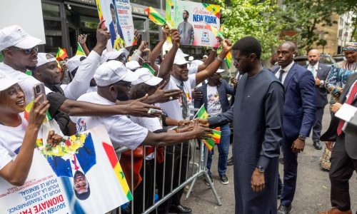 États-Unis : Bassirou Diomaye Faye accueilli par la diaspora sénégalaise