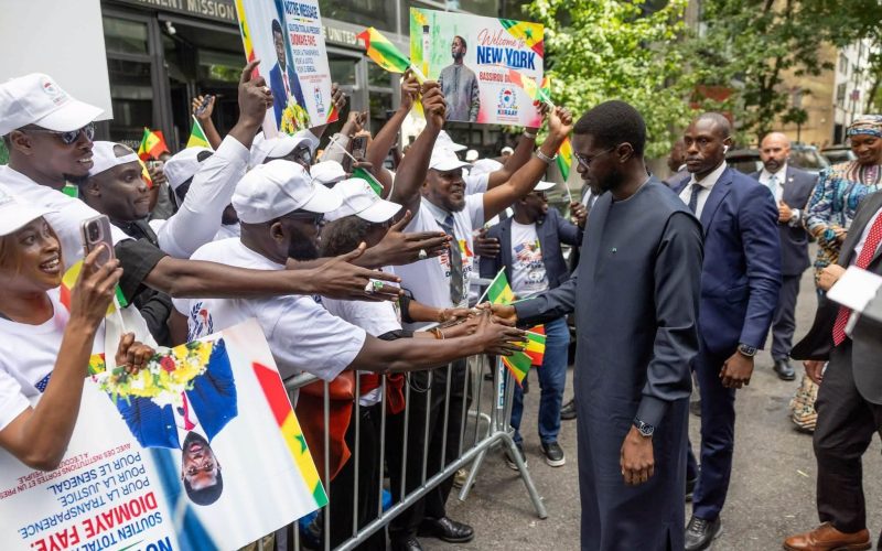 États-Unis : Bassirou Diomaye Faye accueilli par la diaspora sénégalaise