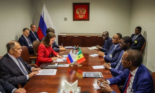 ONU : Diomaye Faye échange avec Sergueï Lavrov à New York