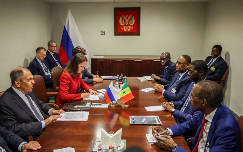 ONU : Diomaye Faye échange avec Sergueï Lavrov à New York