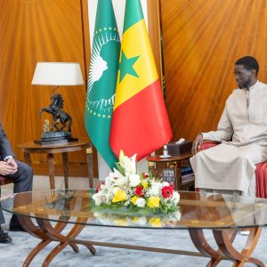 Diomaye Faye échange avec le patron de MSC sur l’avenir maritime du pays