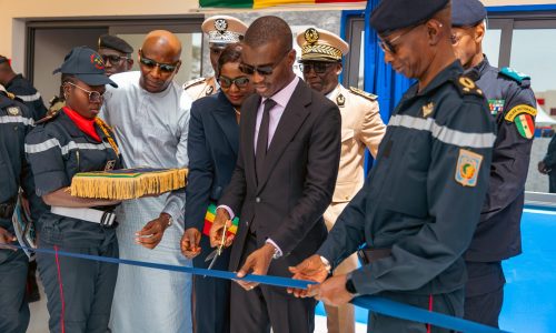 Sécurité civile : inauguration de la caserne des sapeurs-pompiers de Ndiaganiao