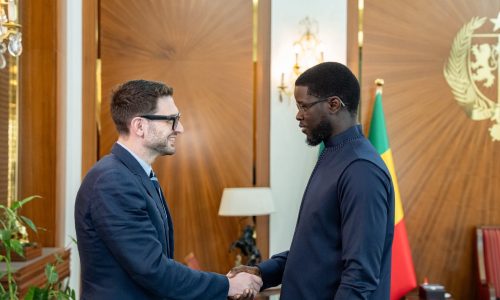 Le Président de la République reçoit Alex Soros, Président de l’Open Society Foundations