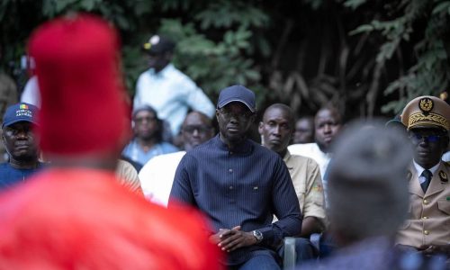 Le Président de la République en visite de courtoisie auprès des autorités religieuses et coutumières de Casamance