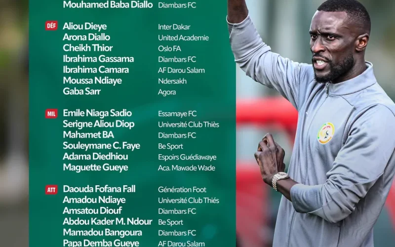 UFOA-A U17 2026 : Lamine Sané dévoile sa liste pour le tournoi