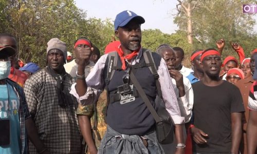 Dr Lamine Diedhiou, défenseur de l’environnement, et les jeunes de Tobor libérés