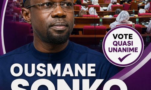 Sénégal : Ousmane Sonko élu président de l’Assemblée nationale dans un vote quasi unanime