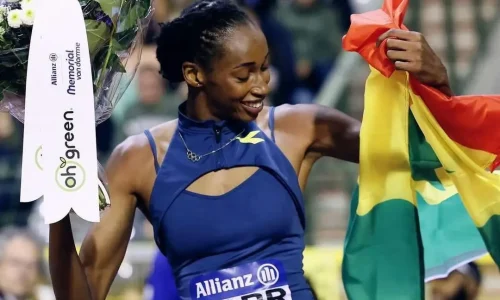 Saly Sarr sacrée à Bruxelles en finale de la Diamond League