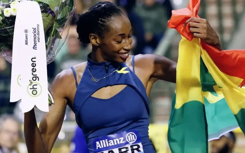 Saly Sarr sacrée à Bruxelles en finale de la Diamond League