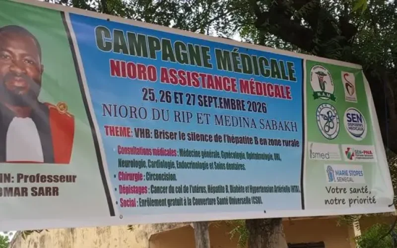 Nioro du Rip : plus de 700 personnes bénéficient de soins gratuits