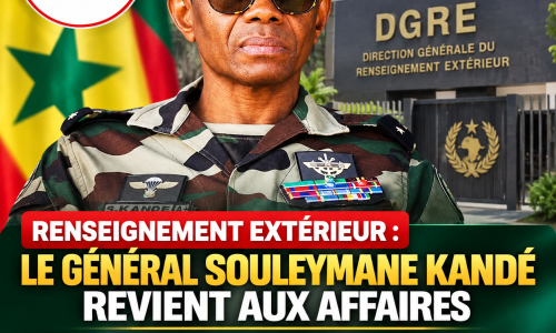Renseignement extérieur : le Général Souleymane Kandé nommé à la tête de la DGRE