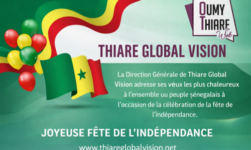 La Direction Générale de Thiare Global Vision adresse ses vœux à la Nation sénégalaise