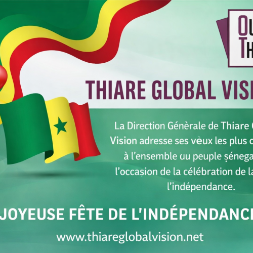 La Direction Générale de Thiare Global Vision adresse ses vœux à la Nation sénégalaise