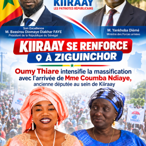 Kiiraay se renforce à Ziguinchor : Oumy Thiare intensifie la massification