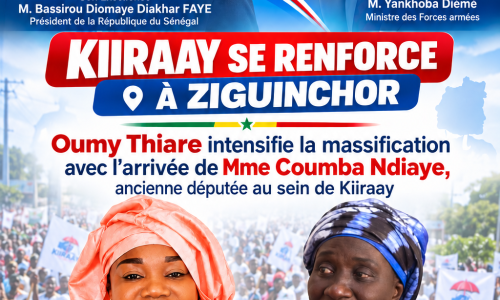 Kiiraay se renforce à Ziguinchor : Oumy Thiare intensifie la massification