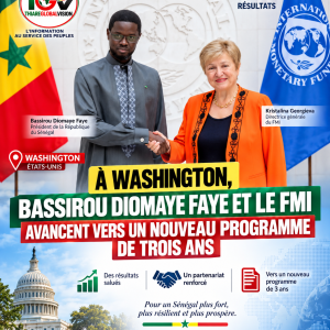 À Washington, Bassirou Diomaye Faye et le FMI avancent vers un nouveau programme de trois ans