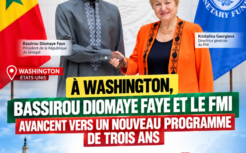 À Washington, Bassirou Diomaye Faye et le FMI avancent vers un nouveau programme de trois ans