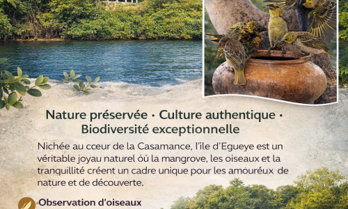 L’île d’Egueye, un paradis caché de la Casamance