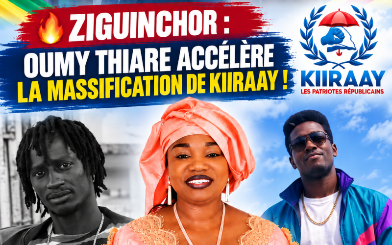 ZIGUINCHOR : OUMY THIARE POURSUIT LA MASSIFICATION DE KIIRAAY ET ENREGISTRE L’ADHÉSION DE DEUX ANCIENS MEMBRES DE PASTEF